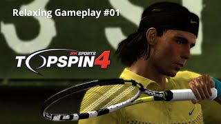 TopSpin4  Nadal vs Wawrinka on Clay  No Commentary  Relaxing Gameplay 01 [upl. by Libbey]