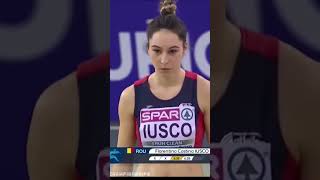 😍❤️ WOWFlorentina Iusco  Long Jump  2019 European Indoor Championships shorts athlete [upl. by Taub649]