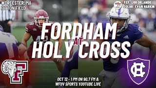 Fordham Football at Holy Cross I WFUV Sports [upl. by Edylc]