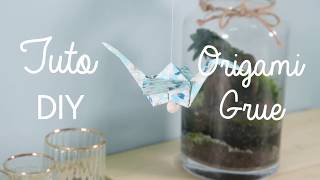 DIY Origami Grue  La Cigogne Française [upl. by Oren]