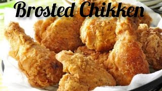 Brosted Chikken recipifood recipi easy at homekids favorite snack SIMBLE work [upl. by Sharity]