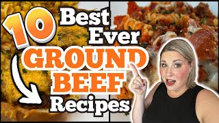 10 UNBELIEVABLE FALL GROUND BEEF RECIPES that will BLOW your MIND  SIMPLE and AMAZING Meals [upl. by Audra]