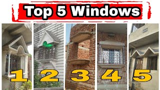 Top 5 Windows design। Sunshade design  Window design।। Box window design  modern window design [upl. by Heimlich]