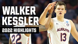 Walker Kessler 2022 NCAA tournament highlights [upl. by Early]