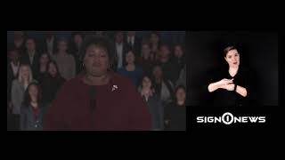 Former Georgia gubernatorial candidate Stacey Abrams Democratic response  2519 [upl. by Okubo158]