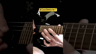 RITCHIE BLACKMORE style guitar shredding solo Burn arpeggios [upl. by Raynor529]