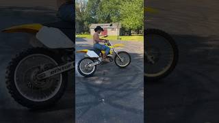 Extreme wheelie dirtbike wheelie [upl. by Nnyltiak]