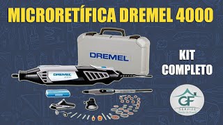 Micro Retífica DREMEL 4000  Ferramentas 24 [upl. by Enomis]