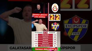 Galatasaray 22 Eyüpspor maç yorumları be hakem hataları galatasaray nihatkahveci [upl. by Hsirk]