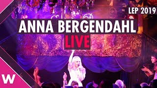 Anna Bergendahl quotAshes to Ashesquot Melodifestivalen 2019 LIVE at London Eurovision Party [upl. by Natfa654]