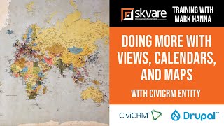 CiviCRM with Drupal 8 and 9 Doing More with Views Calendars and Maps [upl. by Aihsoj558]