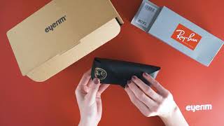 eyerim presents Unboxing of Ray Ban Round Metal sunglasses [upl. by Lewie]