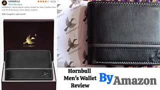 Hornbull Mens wallet by Amazon  Review unboxing [upl. by Fine475]