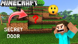 how to make a secret base in minecraft  Minecraft hidden base [upl. by Courtenay26]