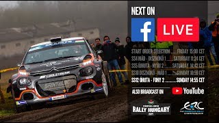 Rally Hungary 2019  SS12 LIVE [upl. by Analle]