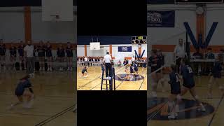 Walpole Volleyball Diving Save [upl. by Bekha128]