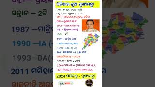 ଓଡି଼ଶାର ନୂଆ ମୁଖ୍ୟମନ୍ତ୍ରୀ ମୋହନ ମାଝୀ odisha viral mohanmajhi gk generalknowledge currentaffairs [upl. by Eiro]