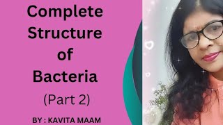 STRUCTURE OF BACTERIA FOR ALL EXAMNEET TGTPGTLTDSSBKVSNVS [upl. by Hamirak]