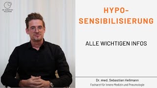 Hyposensibilisierung  Alle Infos ✔️  Lungenarzt Dr Sebastian Hellmann [upl. by Alexandre]