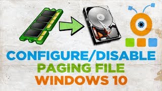 How to Configure or Disable Paging file in Windows 10 [upl. by Yecac]