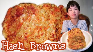 NoFry NoBake Hash Browns Recipe 🥔 Meals Kids can COOK [upl. by Nnoj]