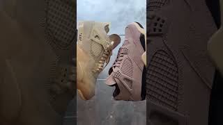 InHand Look At The quotWhile You Were Sleepingquot A Ma Maniere x Air Jordan 4 Materials Fit etc [upl. by Ary]