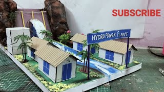 Hydro power plant working model for exhibition3d working model for science project [upl. by Radec]