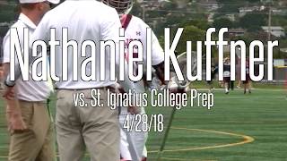 Nathaniel Kuffner vs St Ignatius College Prep [upl. by Nalyk94]