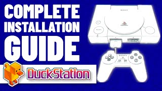 Duckstation emulator  How to play PS1 games on pc easy setup guide [upl. by Llemaj893]