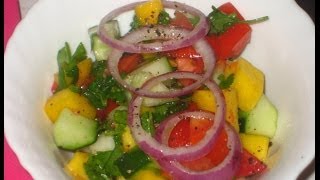 Simple Mango Salad Recipe Guide [upl. by Yreneh]