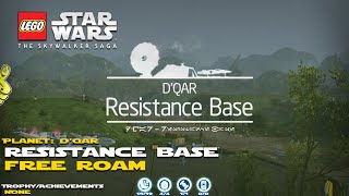 Lego Star Wars The Skywalker Saga DQar  Resistance Base FREE ROAM  HTG [upl. by Ender380]