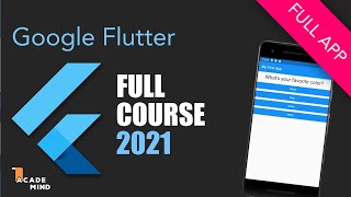 Flutter Crash Course for Beginners  Build a Flutter App with Googles Flutter amp Dart [upl. by Ydolem869]