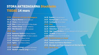 Stora Aktiedagen Stockholm 14 mars 2023 dag 2 [upl. by Eromle529]