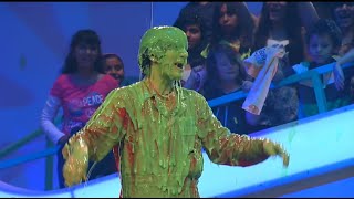 Matt Bennett Nathan Kress amp Jeff Sutphen Get Slimed on Figure It Out [upl. by Tomi]