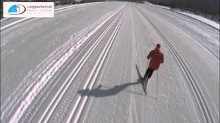 Der 1  1 Skating Schritt  Die Skating Technik  Langlauf im Goms [upl. by Werna]