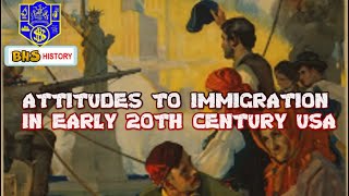 ATTITUDES TOWARDS IMMIGRATION IN 1920s USA [upl. by Nevil460]