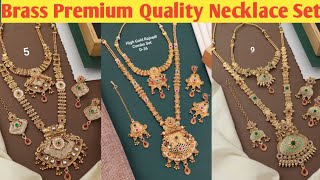 Gold necklace designs with cheapest price सबसे सस्ता और अच्छी क्वालिटी  gold jewellery [upl. by Nolly574]