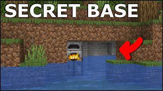 EPIC UNDERWATER BASE WITH SECRET ENTRANCE MINECRAFT [upl. by Dacy543]