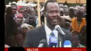 Bulls Eye  Kenya Political Satire KTN 290808 [upl. by Nylrac319]