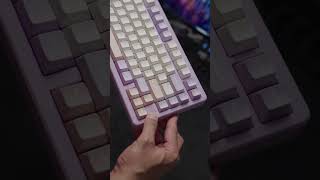 Keyboard mekanikal pertama korang  ElecFox INKY75 MechanicalKeyboard MKB Creamy [upl. by Ginder976]