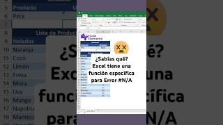 Error NA en Excel excel exceltips tutorial [upl. by Hyacinthe]