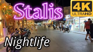 Stalis Crete Walking Tour at Night [upl. by Aicel]