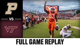 Purdue vs Virginia Tech Full Game Replay  2023 ACC Football [upl. by Jovi773]