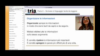 Webinar  Formazione e informazione accessibili il linguaggio facile da leggere [upl. by Kit874]