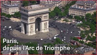 Paris depuis lArc de Triomphe [upl. by Linnell900]