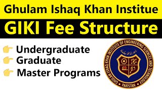 Ghulam Ishaq Khan Institute GIKI Fee Structure 2024 Complete Tuition and Fees Guide [upl. by Okwu]