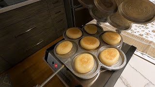 Homemade Tigelle  Dough Preparation Shaping amp Baking [upl. by Newg507]