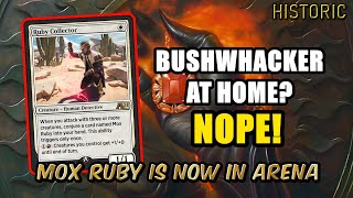 New Bushwhacker Generates Mox Ruby Strangely Enough Boros Convoke  Historic BO3  MTG Arena [upl. by Umeh]