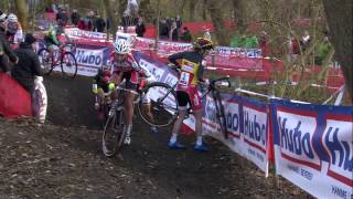 Sanne Cant wint na razendspannende wedstrijd KwadrO FlandrienCross Ijsboerke Ladies Trophy [upl. by Atthia]