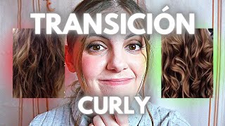 metodo curly girl TRANSICIÓN✅ como EMPEZAR el METODO curly 😱🔥 [upl. by Llenrac]